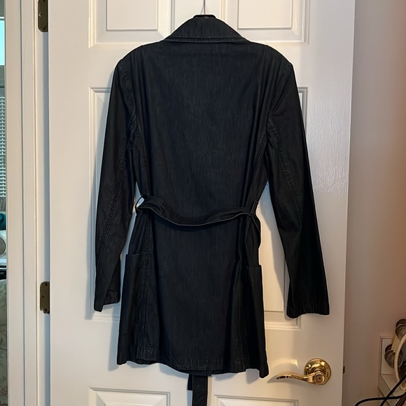 Talbots Denim Trench Coat - Picture 3 of 16